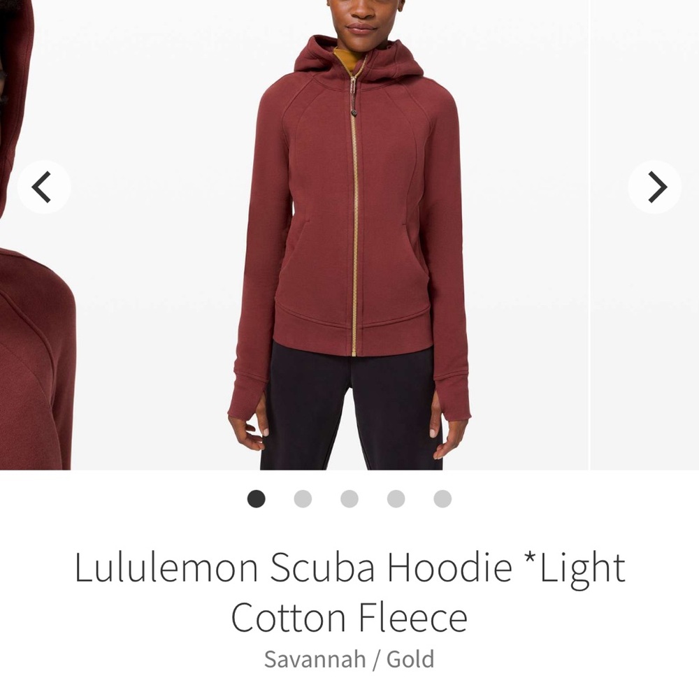 Lululemon Scuba Hoodie GOLD *Light Cotton Fleece